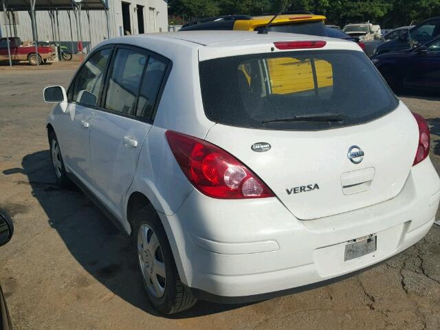 3N1BC1CPXBL428696 - 2011 NISSAN VERSA S WHITE photo 3