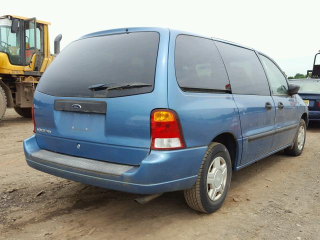 2FMZA504X3BB18818 - 2003 FORD WINDSTAR W BLUE photo 4