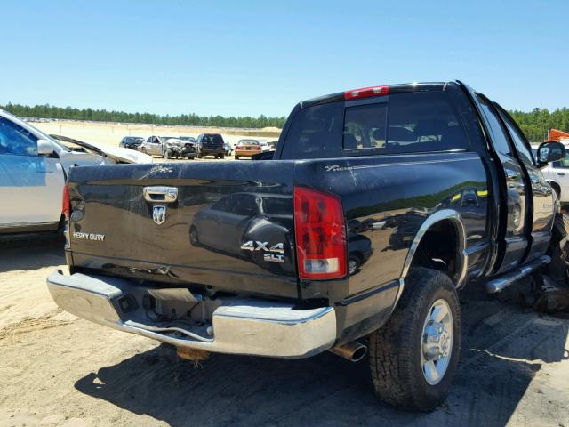 3D7KS28D36G123209 - 2006 DODGE RAM 2500 S BLACK photo 4