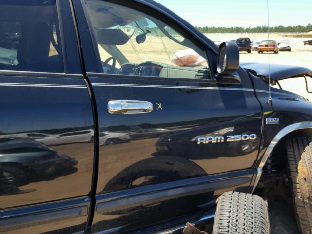 3D7KS28D36G123209 - 2006 DODGE RAM 2500 S BLACK photo 5