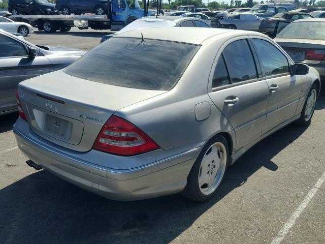 WDBRF65J93F377792 - 2003 MERCEDES-BENZ C 32 AMG K GOLD photo 4