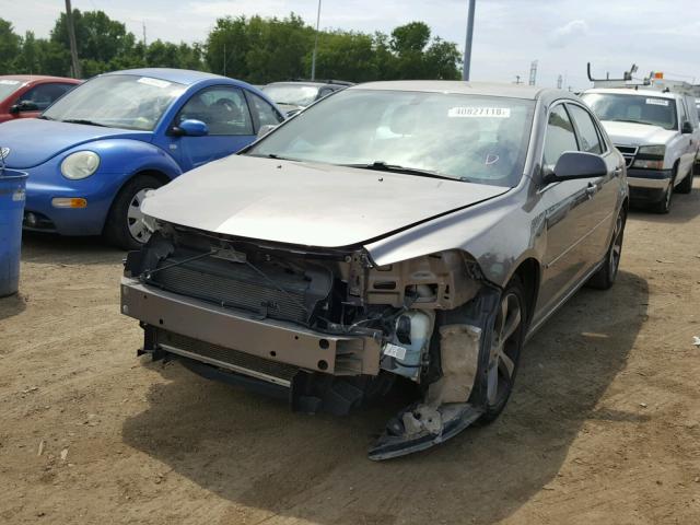 1G1ZC5EU6BF178138 - 2011 CHEVROLET MALIBU 1LT GRAY photo 2