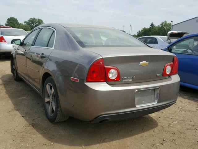 1G1ZC5EU6BF178138 - 2011 CHEVROLET MALIBU 1LT GRAY photo 3