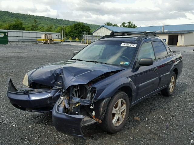 4S4BT62C257106955 - 2005 SUBARU BAJA SPORT BLUE photo 2