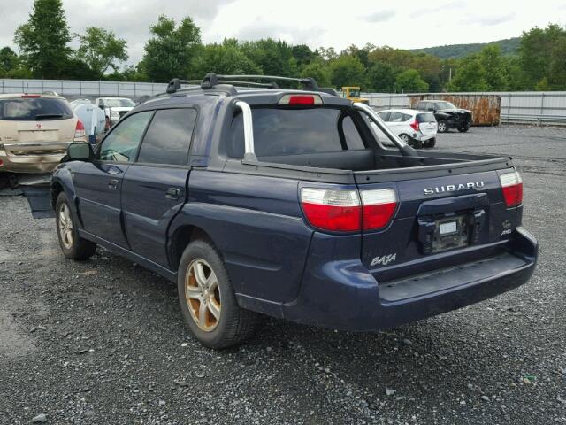 4S4BT62C257106955 - 2005 SUBARU BAJA SPORT BLUE photo 3