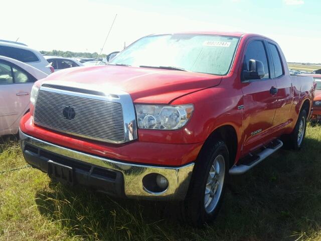 5TFRM5F1XBX021649 - 2011 TOYOTA TUNDRA RED photo 2