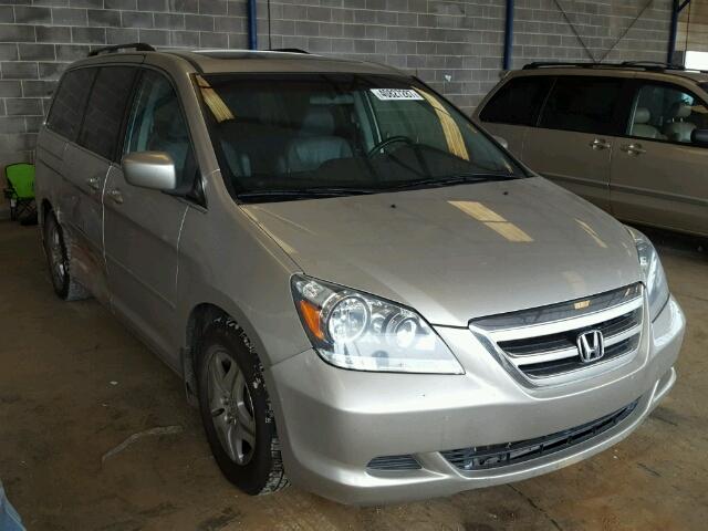 5FNRL38787B137958 - 2007 HONDA ODYSSEY EX SILVER photo 1