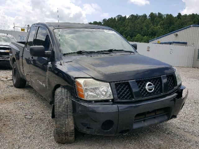 1N6BA06B67N204598 - 2007 NISSAN TITAN XE BLACK photo 1