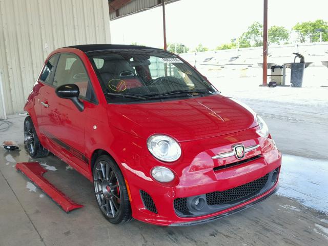 3C3CFFJH5DT670403 - 2013 FIAT 500 ABARTH RED photo 1