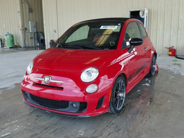 3C3CFFJH5DT670403 - 2013 FIAT 500 ABARTH RED photo 2