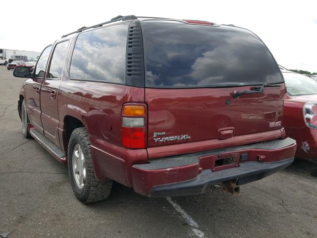 1GKFK66U03J220842 - 2003 GMC YUKON XL D MAROON photo 3