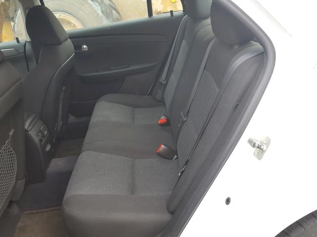 1G1ZC5E12BF213750 - 2011 CHEVROLET MALIBU 1LT WHITE photo 6