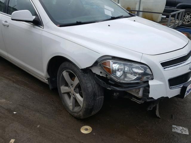 1G1ZC5E12BF213750 - 2011 CHEVROLET MALIBU 1LT WHITE photo 9