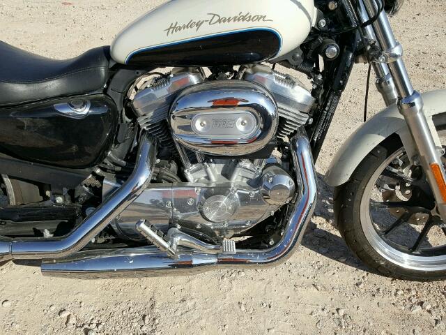 1HD4CR212DC420123 - 2013 HARLEY-DAVIDSON XL883 SUPE WHITE photo 7