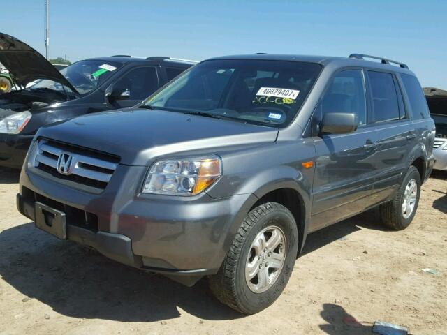 5FNYF28208B017378 - 2008 HONDA PILOT VP GRAY photo 2