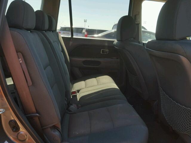 5FNYF28208B017378 - 2008 HONDA PILOT VP GRAY photo 6