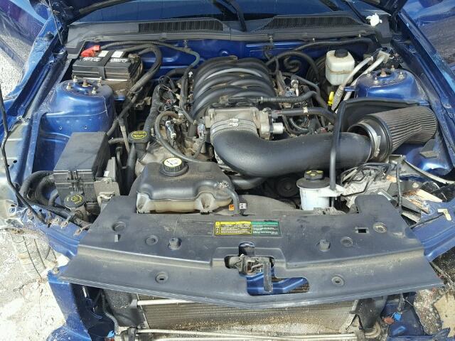 1ZVHT82H785198373 - 2008 FORD MUSTANG GT BLUE photo 7