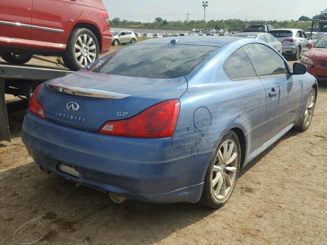 JN1CV6EKXDM920926 - 2013 INFINITI G37 JOURNE BLUE photo 4