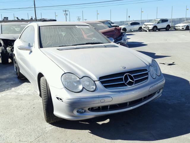 WDBTJ65J14F069358 - 2004 MERCEDES-BENZ CLK SILVER photo 1