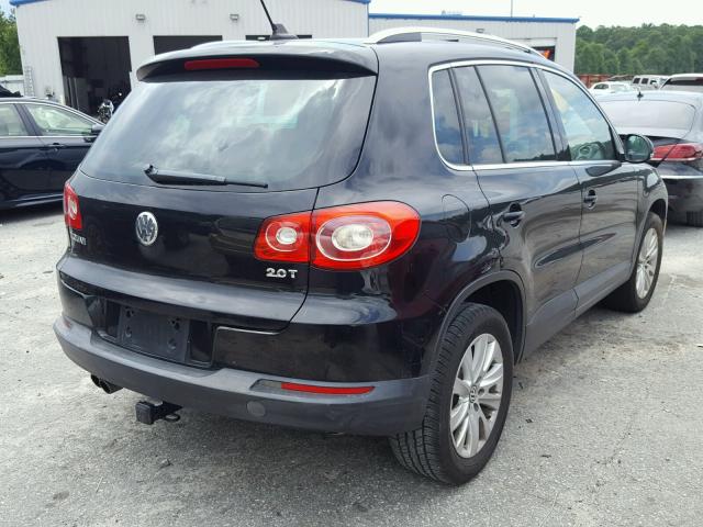 WVGAV75N79W512086 - 2009 VOLKSWAGEN TIGUAN S 黑色 照片 4