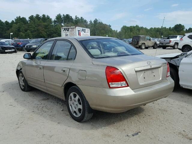 KMHDN45D12U368426 - 2002 HYUNDAI ELANTRA GOLD photo 3