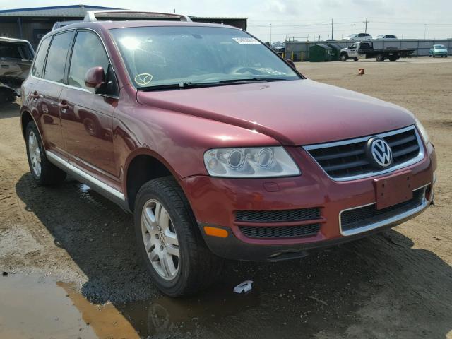 WVGMM77L05D076442 - 2005 VOLKSWAGEN TOUAREG 4. RED photo 1