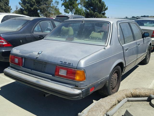 WBAFH8401H0979807 - 1987 BMW 735 I AUTO GRAY photo 4