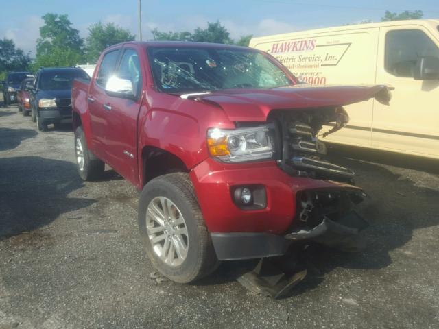 1GTG6DE36G1266926 - 2016 GMC CANYON SLT RED photo 1