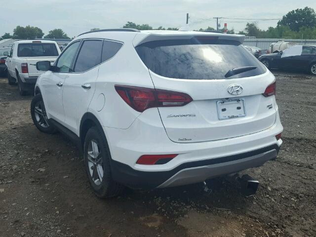 5NMZUDLB7HH025456 - 2017 HYUNDAI SANTA FE S 白色 照片 3