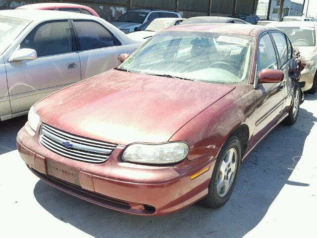 1G1NE52J63M725084 - 2003 CHEVROLET MALIBU LS RED photo 2