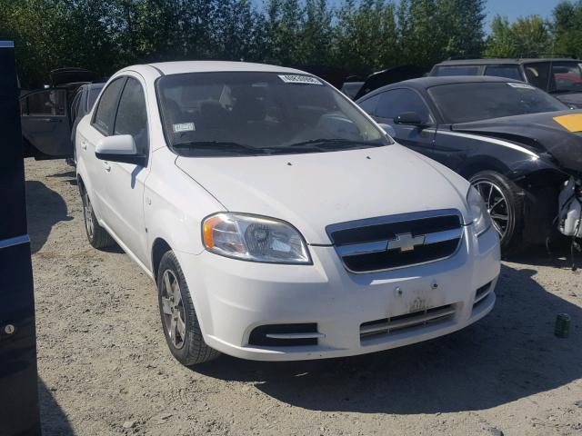 KL1TD56618B196452 - 2008 CHEVROLET AVEO BASE Ақ фото 1