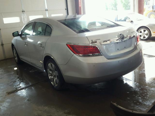 1G4GC5EG1AF167776 - 2010 BUICK LACROSSE C SILVER photo 3