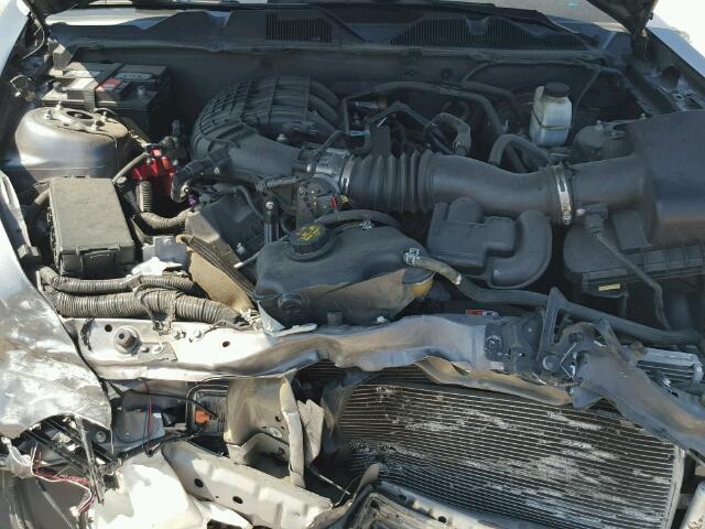 1ZVBP8AM4E5274717 - 2014 FORD MUSTANG GRAY photo 7