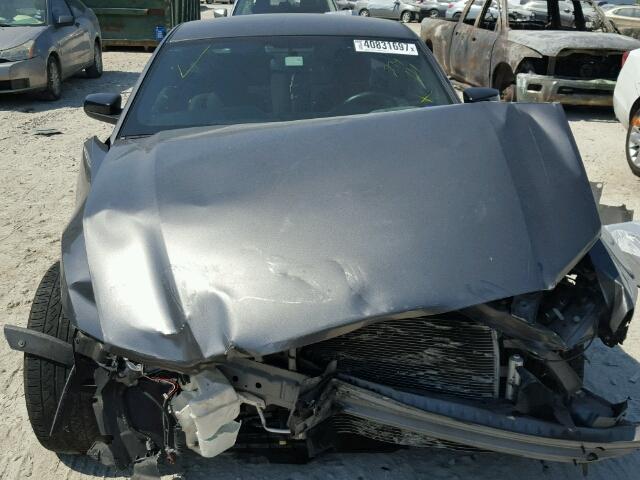 1ZVBP8AM4E5274717 - 2014 FORD MUSTANG GRAY photo 9