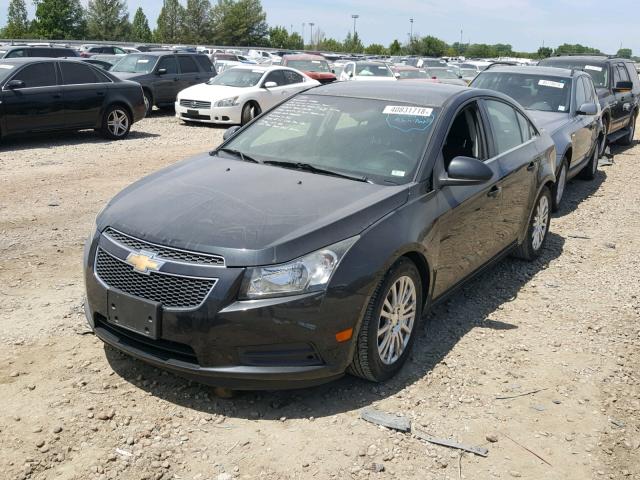 1G1PJ5SC1C7163518 - 2012 CHEVROLET CRUZE ECO BLACK photo 2