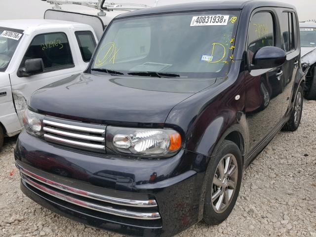 JN8AZ2KR0BT210279 - 2011 NISSAN CUBE BASE BLACK photo 2