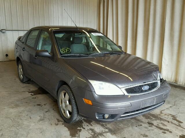 1FAFP34N97W174191 - 2007 FORD FOCUS ZX4 GRAY photo 1