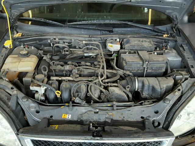 1FAFP34N97W174191 - 2007 FORD FOCUS ZX4 GRAY photo 7