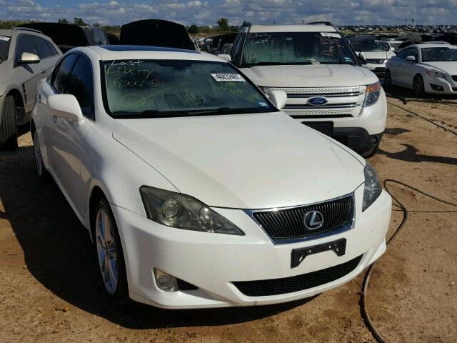 JTHBE262762006937 - 2006 LEXUS IS 350 WHITE photo 1