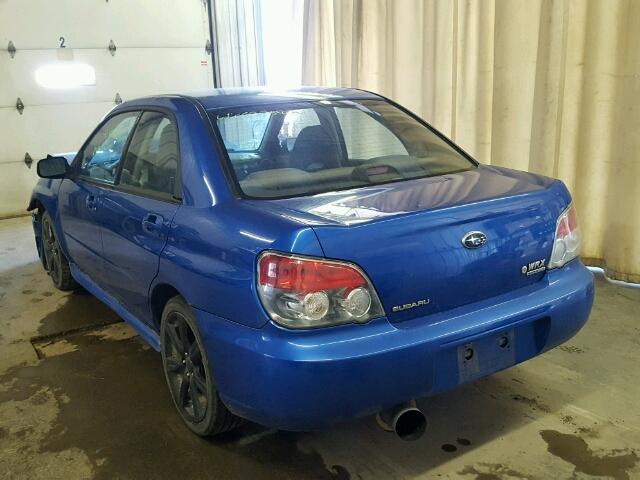 JF1GD79626G509385 - 2006 SUBARU IMPREZA WR BLUE photo 3