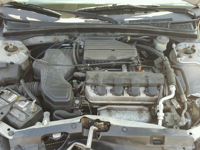 2HGES16305H573458 - 2005 HONDA CIVIC DX V SILVER photo 7