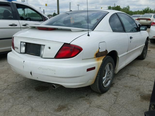 1G2JB12F237217782 - 2003 PONTIAC SUNFIRE WHITE photo 4