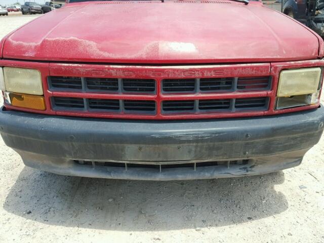 1B7FL26X4TW702342 - 1996 DODGE DAKOTA RED photo 7