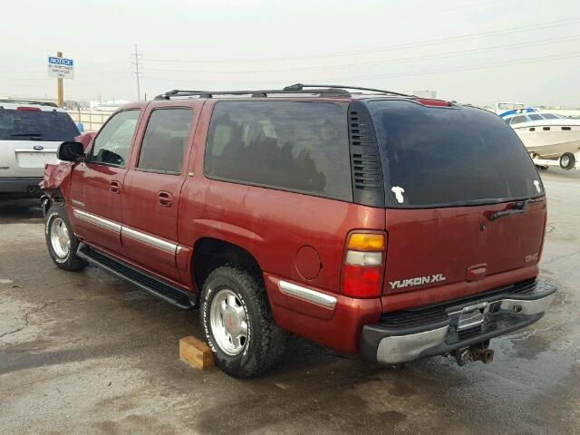 1GKFK16Z92J142526 - 2002 GMC YUKON XL K BURGUNDY photo 3