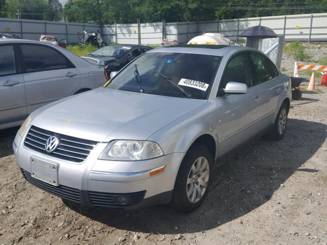 WVWPD63B13P442395 - 2003 VOLKSWAGEN PASSAT GLS SILVER photo 2