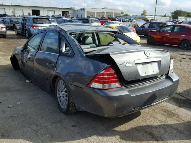 1MEFM42105G601787 - 2005 MERCURY MONTEGO GRAY photo 3