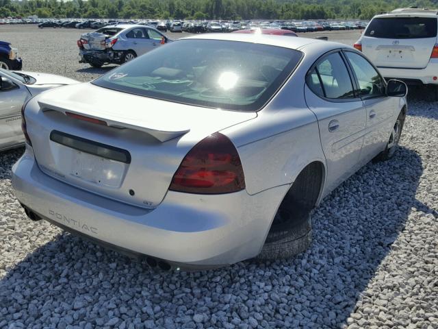 2G2WP522541125026 - 2004 PONTIAC GRAND PRIX SILVER photo 4