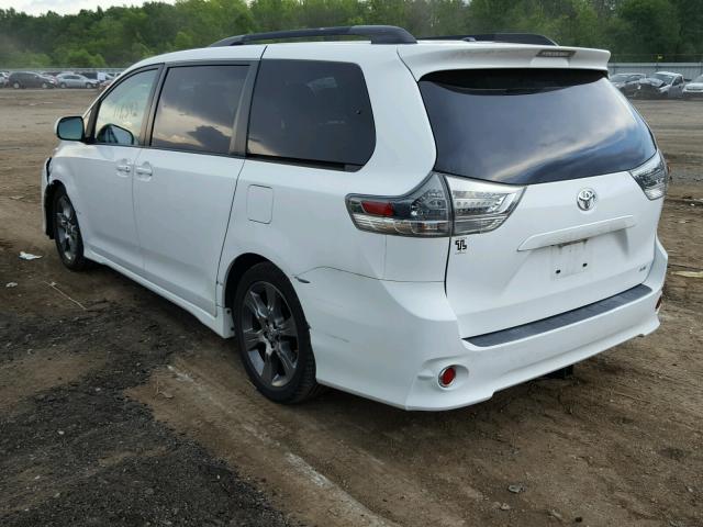 5TDXK3DC4BS126585 - 2011 TOYOTA SIENNA SPO WHITE photo 3