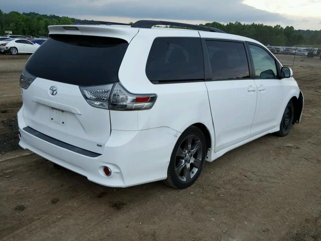 5TDXK3DC4BS126585 - 2011 TOYOTA SIENNA SPO WHITE photo 4