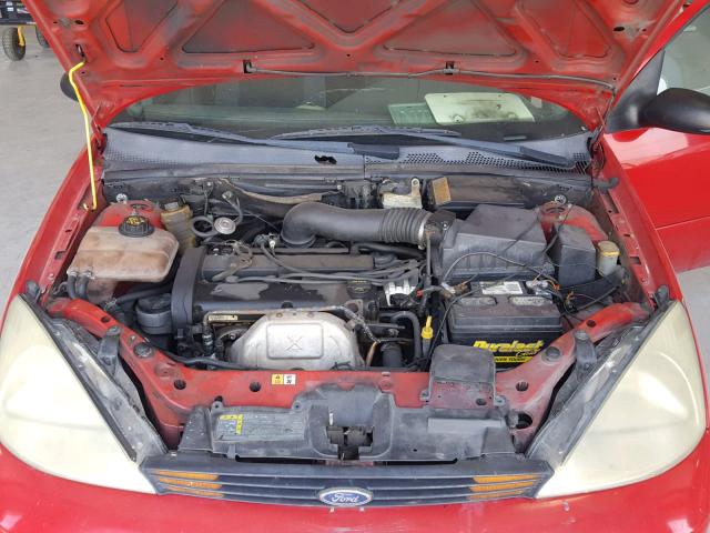 1FAFP383X2W359657 - 2002 FORD FOCUS ZTS RED photo 7